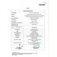 調(diào)節(jié)閥 微泄露證書(shū) 2